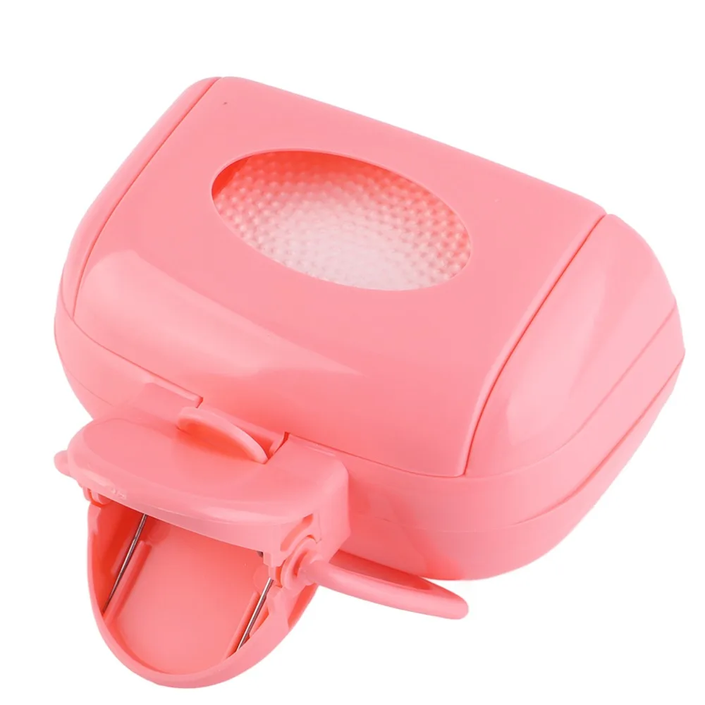 Solid Plastic Body Dog Poop Pick Up Tool Pink Tone Surface Handbag Shaped Frame Pet Poop Clip Holder Lightweight Build
