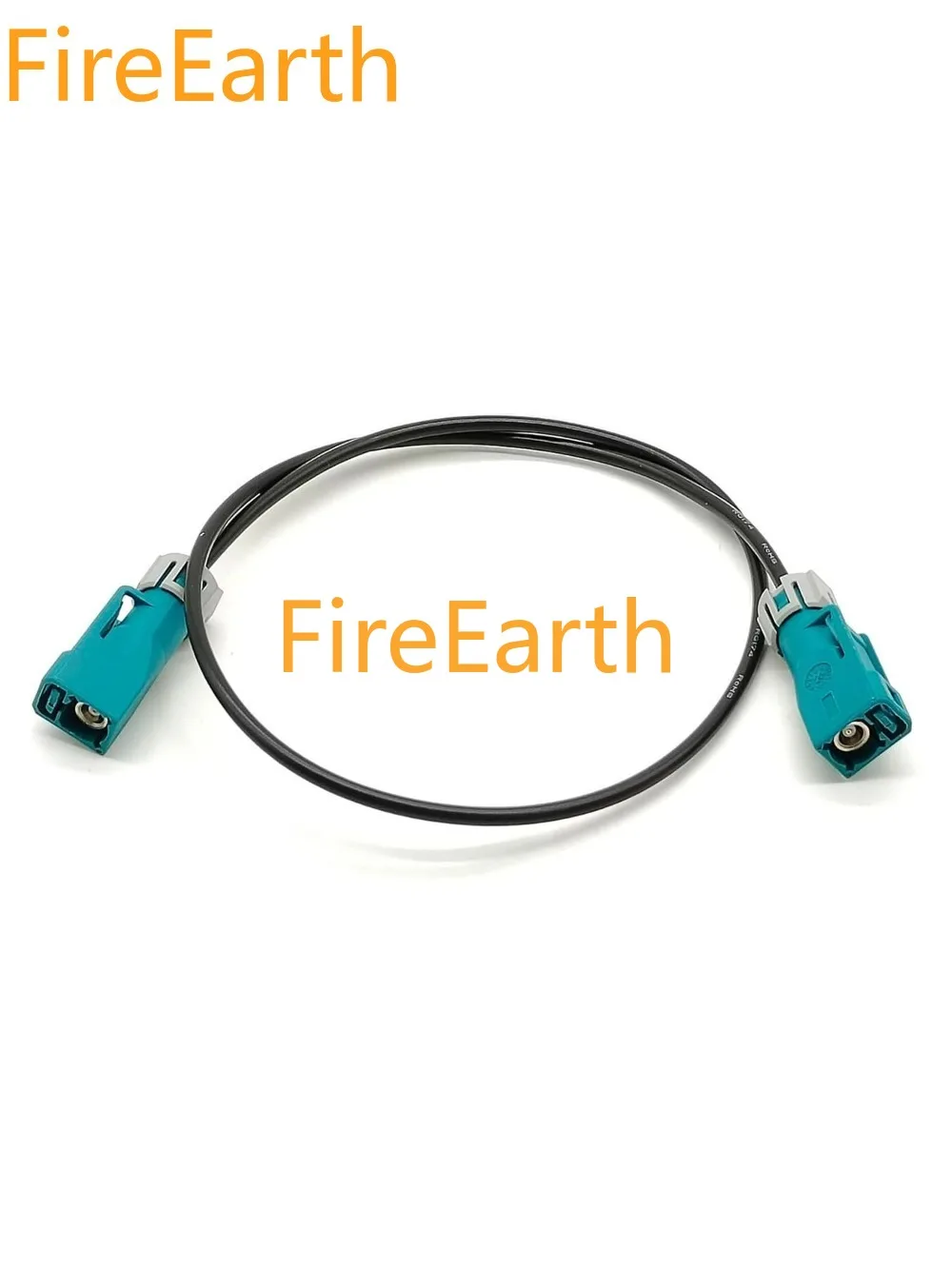 Waterproof Fakra Cable Assembly Z Code Female to Female Jack Water Blue LVDS Radio Universal Extension Cable (1 Meter)