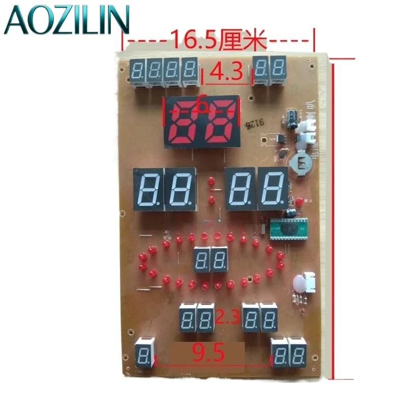 AOZILIN Digital Perpetual Calendar Clock PCB Mainboard Chip Movement Circuit Board Replacement Repair Parts