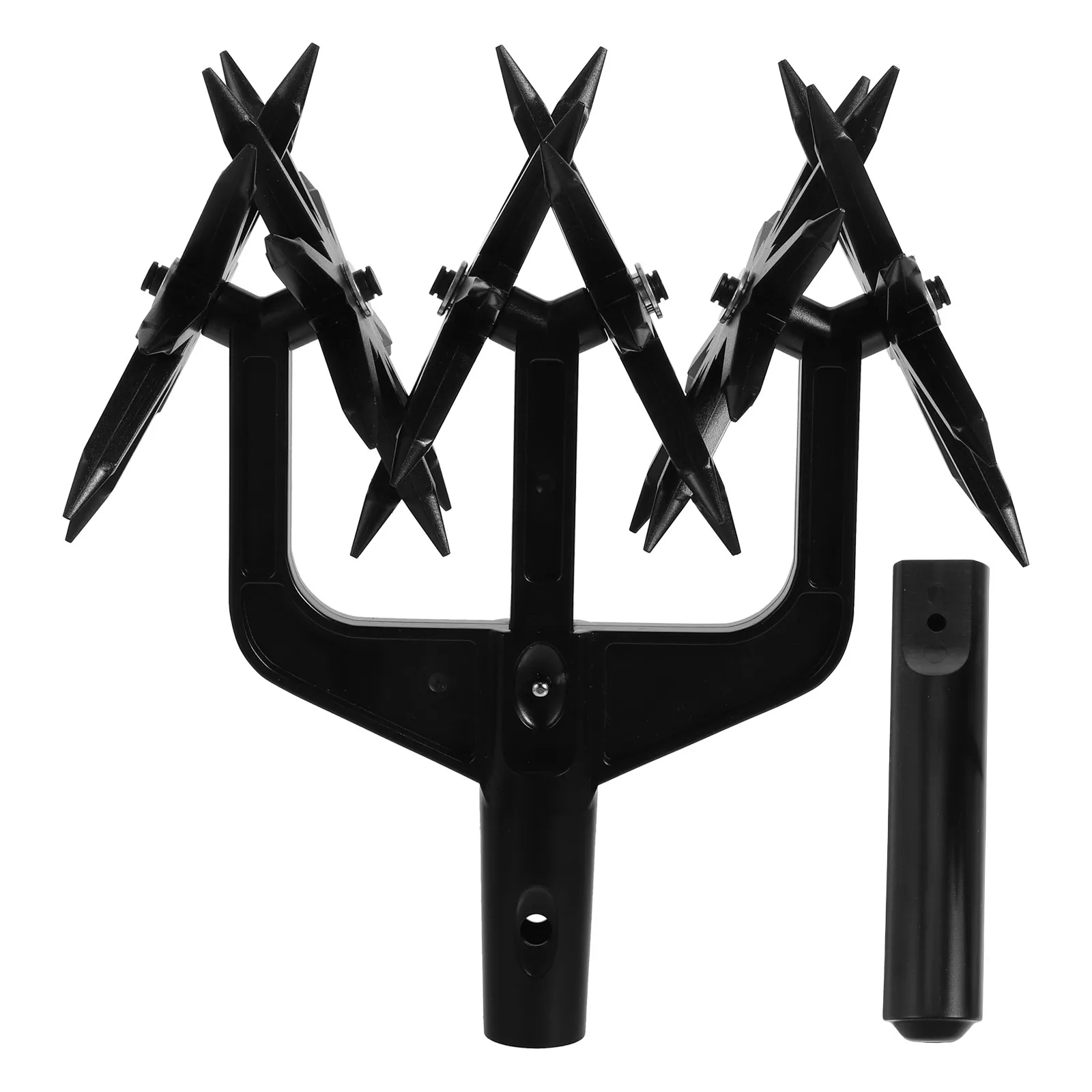 

Набор из 1 легкого пластикового ручного роторных культиваторов для обработки почвы в саду: вспашка, аэрация, рыхление, пересев, подготовка грядок, прополка