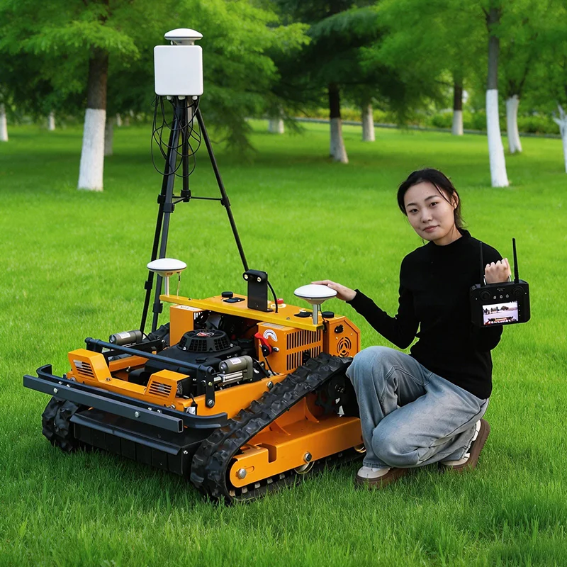 

Customized intelligent obstacle-avoiding lawn mower, equipped with radar navigation, capable of self-propulsion flail mower