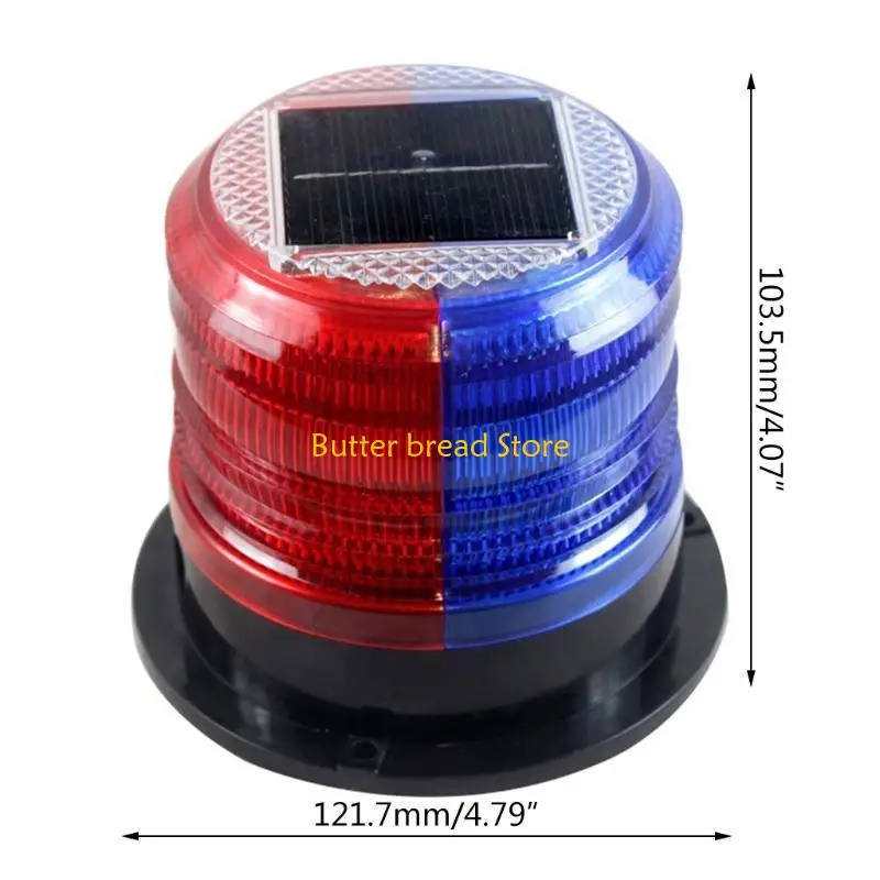 W89C ضوء تحذير وامض للطاقة الشمسية ستروب مصباح الطوارئ LED ضوء تحذير ستروب