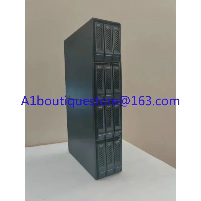 external storage box nas black skirt 12g Expander backboard can be connected in series 12 bay hard disk expansion enclosure