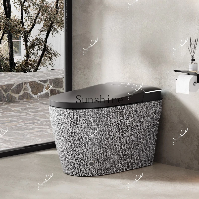 Retro smart toilet has no water pressure limit, automatic flip seat instant hot siphonN