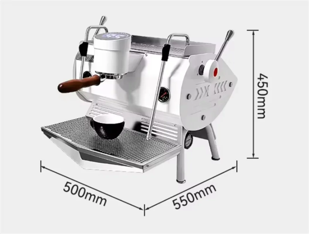 Italian Espresso Machine Stainless Steel Housing for Cappuccino Hot Chocolate Bar Restaurant Shop Custom