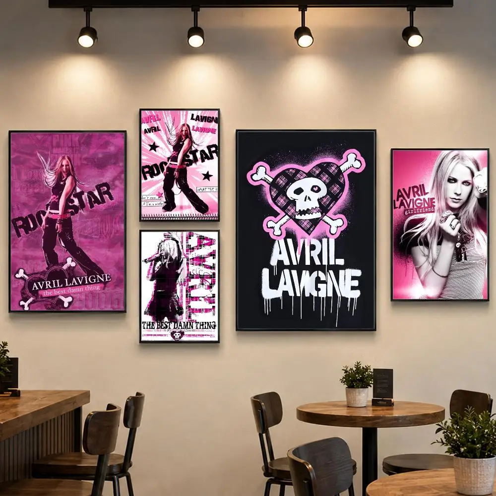 Avril Ramona Lavigne Whibley Poster PP Paper Decorative Wall Art for Living RoomsBedrooms Bars Cafes Stylish Home Decor Gift