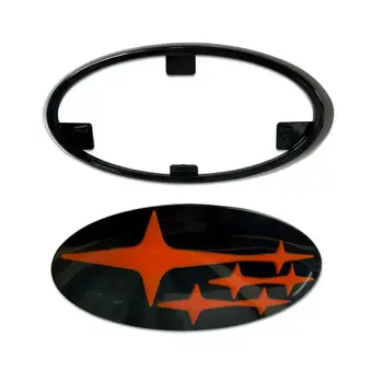 適用於斯巴魯翼豹BRZ WRX STI力獅傲虎XV的壓克力汽車前引擎蓋後車標貼紙標誌配件 8 最佳銷售 速霸陸標誌 - №6