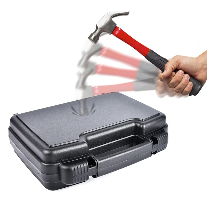 Tool Box Hard Carry Case Instrument Box Plastic Tool Case Impact Resistant Safety Equipment Camera Storage with Foam