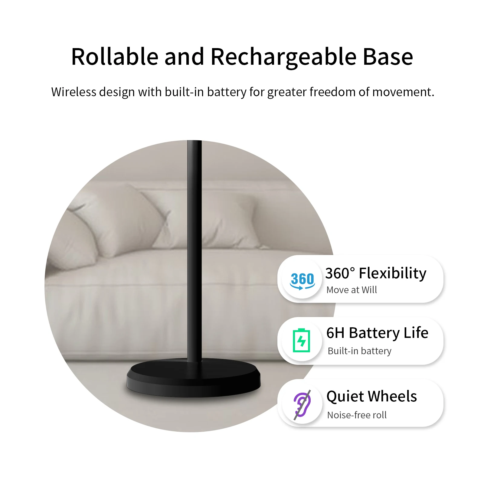 21.5 24 27 32 Inch HD Android Interactive Touch LCD Display with 5H or 9H Battery Stand Wireless Smart Portable TV view 4