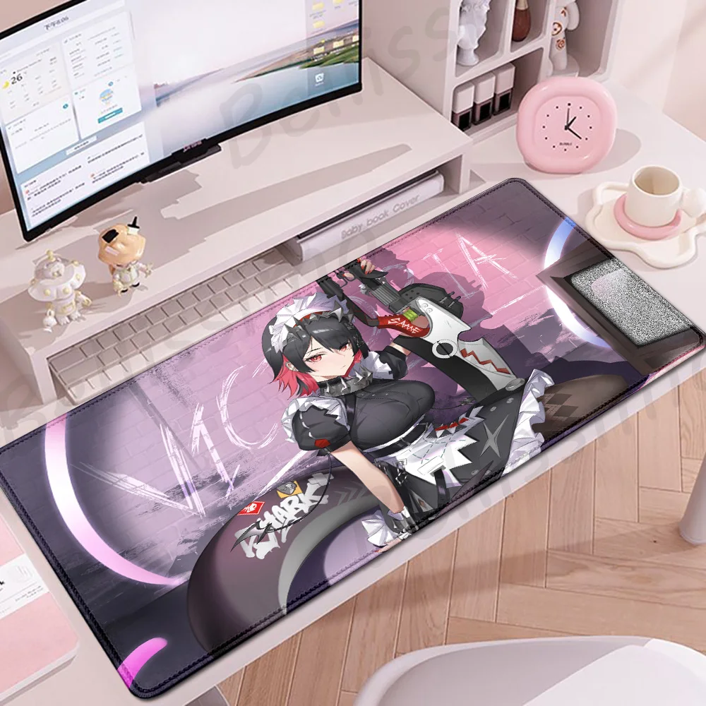 Zenless Zone Zero Mouse Pad ZZZ Ellen Mousepad كبير لوحة المفاتيح الحصير XXL PC خزانة ممتدة حصيرة مكتبية ملحقات المكتب Playmat