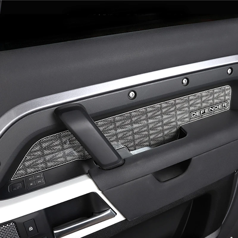 

Door Interior Decoration For New Land Rover Defender Accessories Modification Sticker 90 110 Defender Interior Door Trim Panel