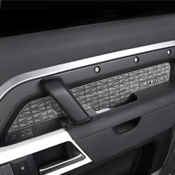 Door Interior Decoration For New Land Rover Defender Accessories Modification Sticker 90 110 Defender Interior Door Trim Panel