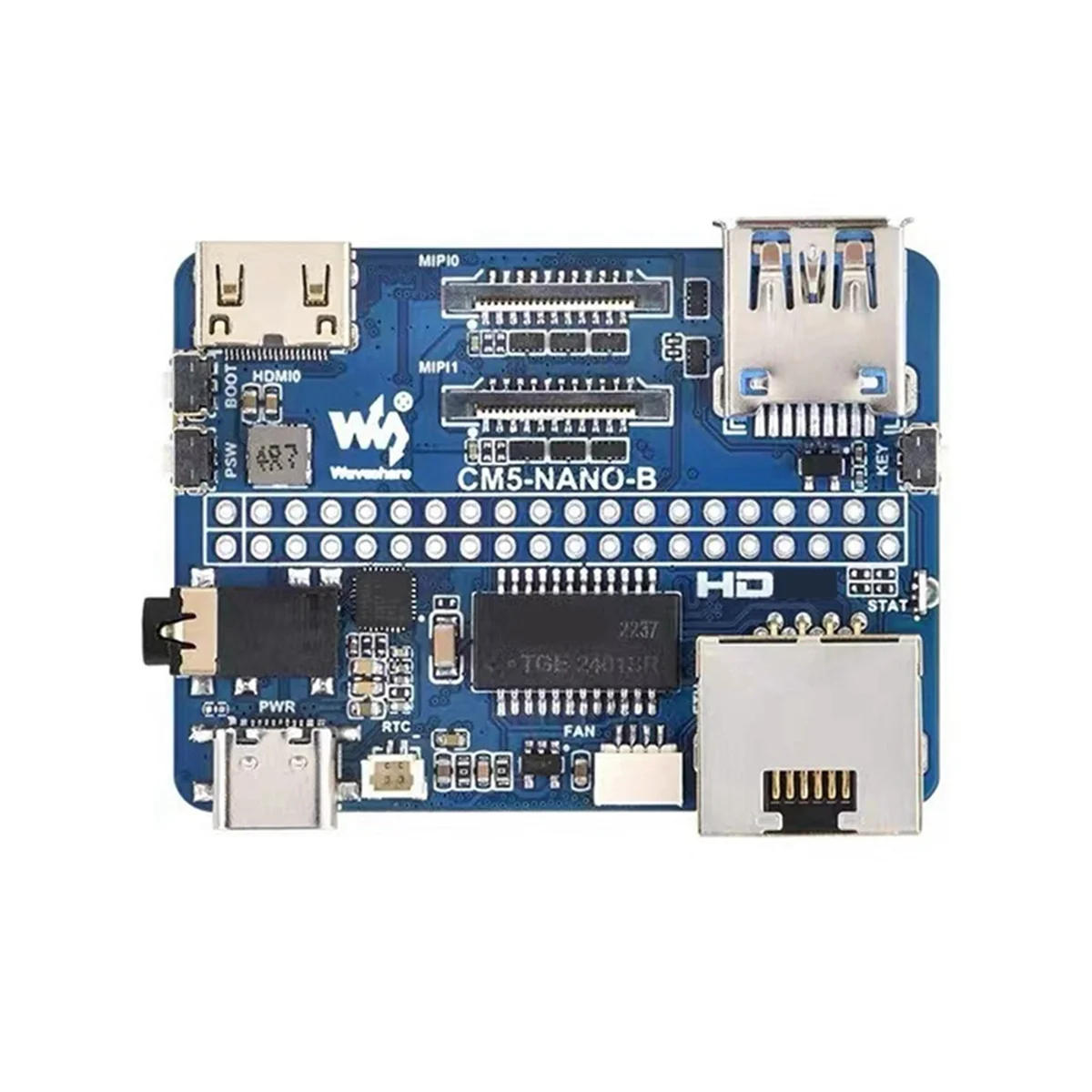 Nuevo Waveshare para Raspberry Pi CM5 Mini Base IO placa NANO B desarrollo módulo informático placa de expansión tipo B CM5-NANO-B