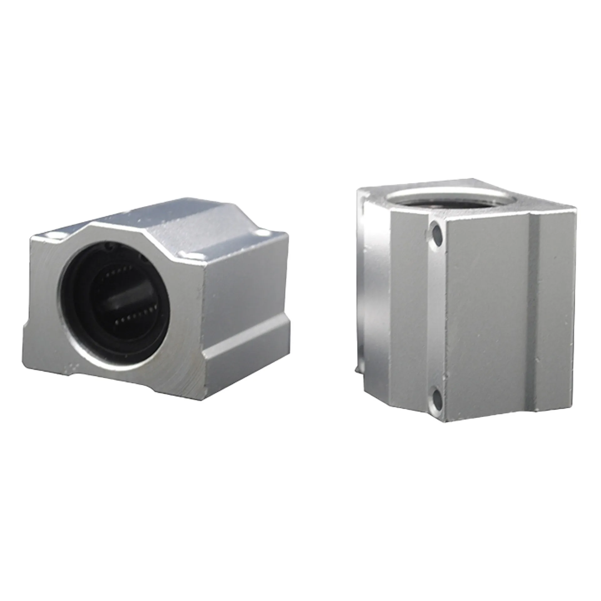 1/4PCs SCS6UU~SCS20UU Linear Ball Bearing Aluminum Slide Block,Linear Motion Ball Bearing CNC Slide Bushing,Great for 3D Printer