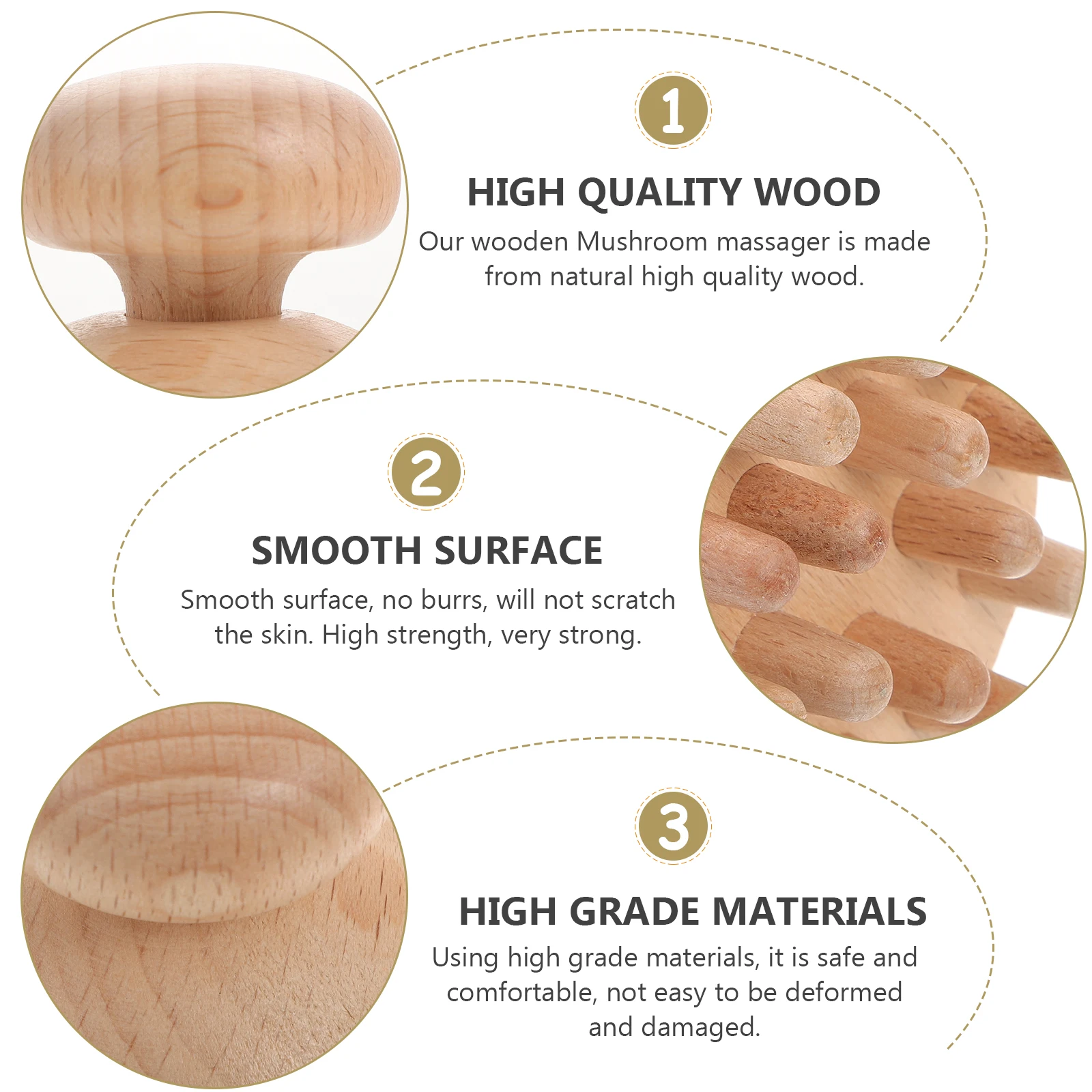 

Wooden Massage Comb Barber Massager Gua Sha Tool Scalp Massagers Shoulder Roller