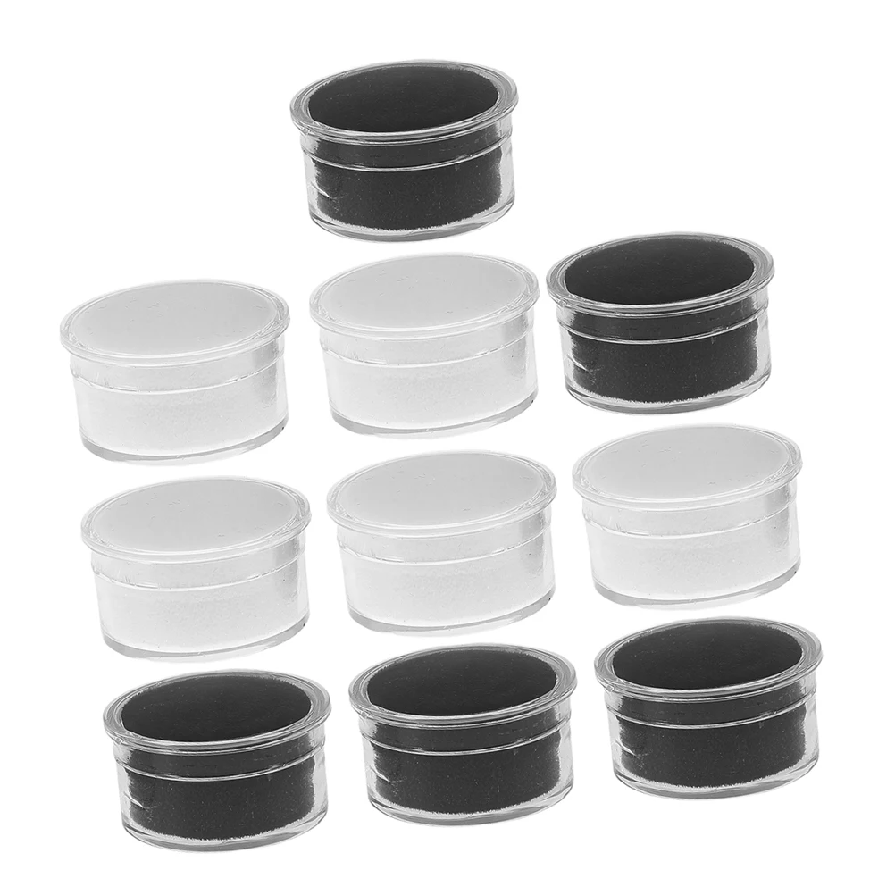 

10pcs Jewelry Storage Box Case Gemstone Display Container Earring Organizer Rock Collection Holder Mini Ring Cases Bracelet