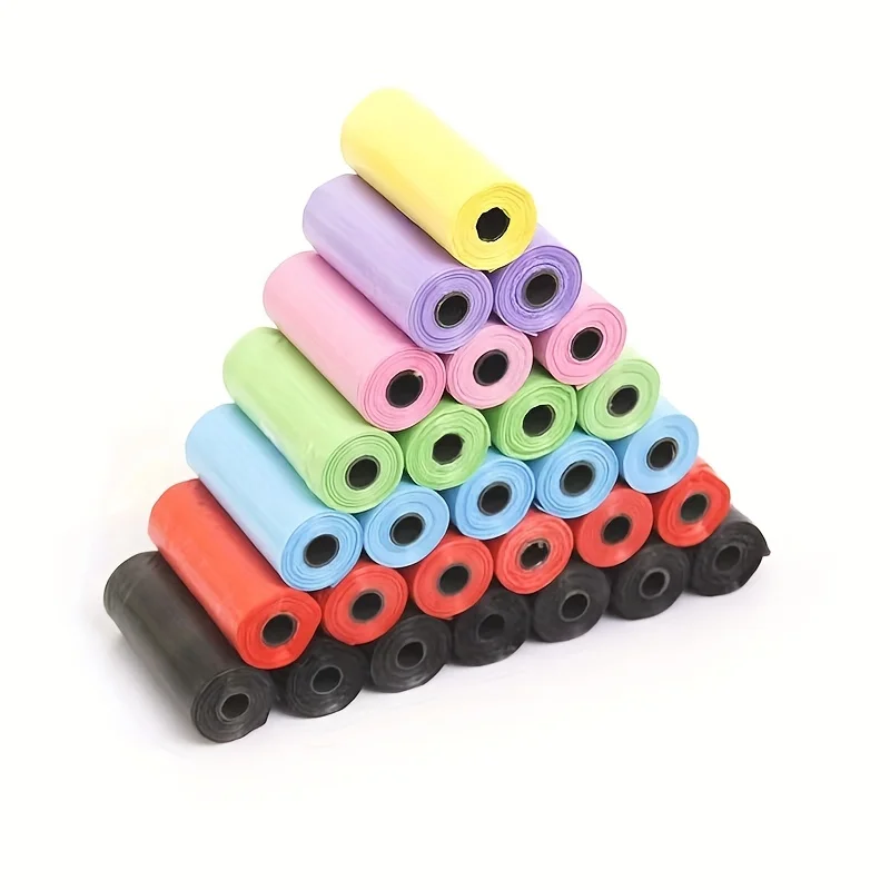 1200pcs Cartoon Paw Dog Poop Bags 3