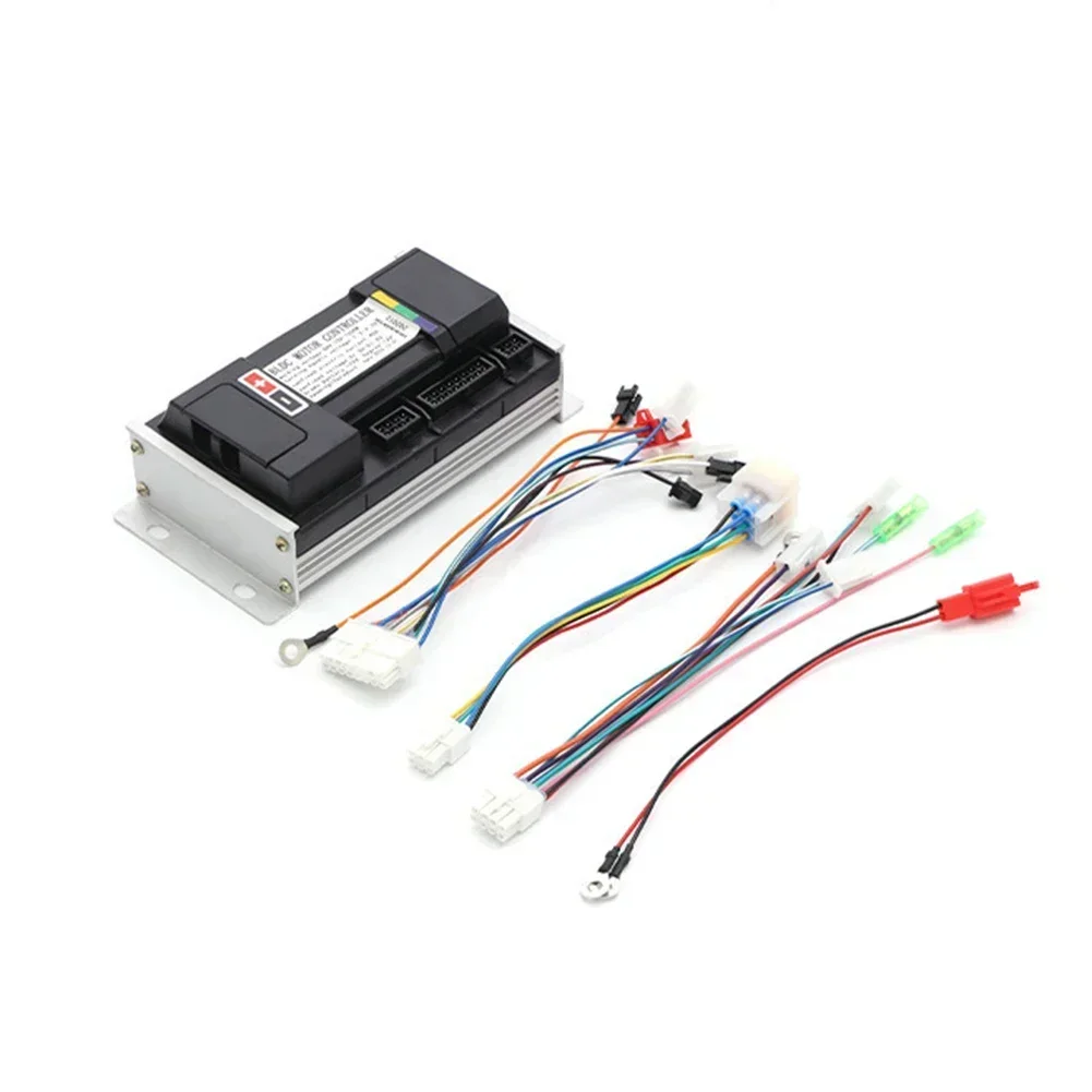 

1pcs E-bike Brushless DC Controller 48V/60V/72V 50A 1500W Sinusoidal Electric Vehicle Motor Controller Aluminum Practical Tools