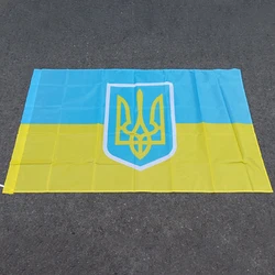 90*150cm Ukrainian presidential flag The Ukraine banner Home Decoration 100% polyester