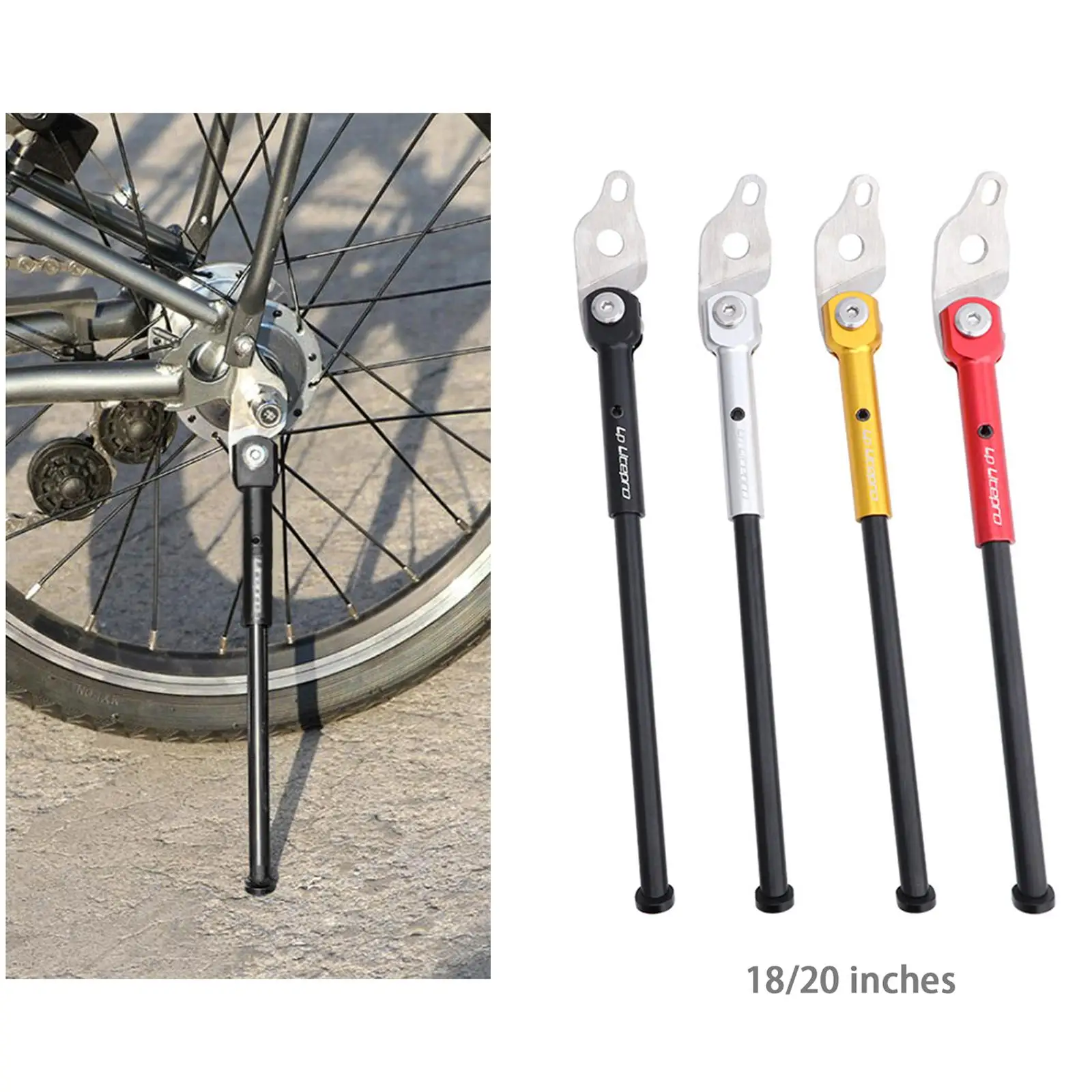 Folding Bike Kickstand Support for Birdy Foldable Bike Single Leg Kick Restraint Support