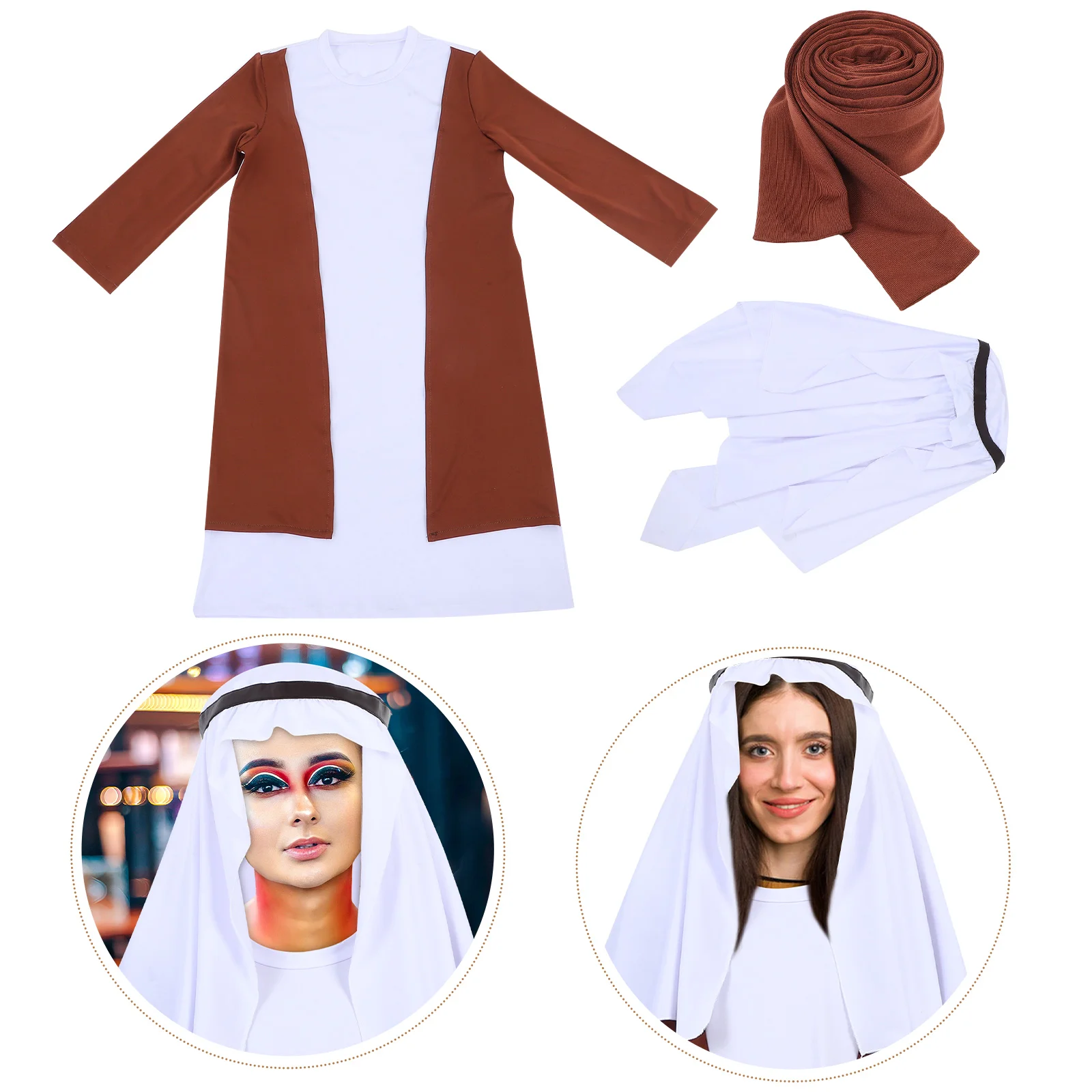 Clothing Dubai Shepherd Child Men Costumes for Halloween Polyester John The Baptist