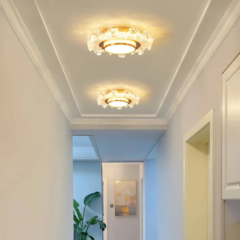 

Nordic New LED Ceiling Light Chandelier Aisle Light For Cloakroom Balcony Kitchen Corridor Room Lighting Fixtures