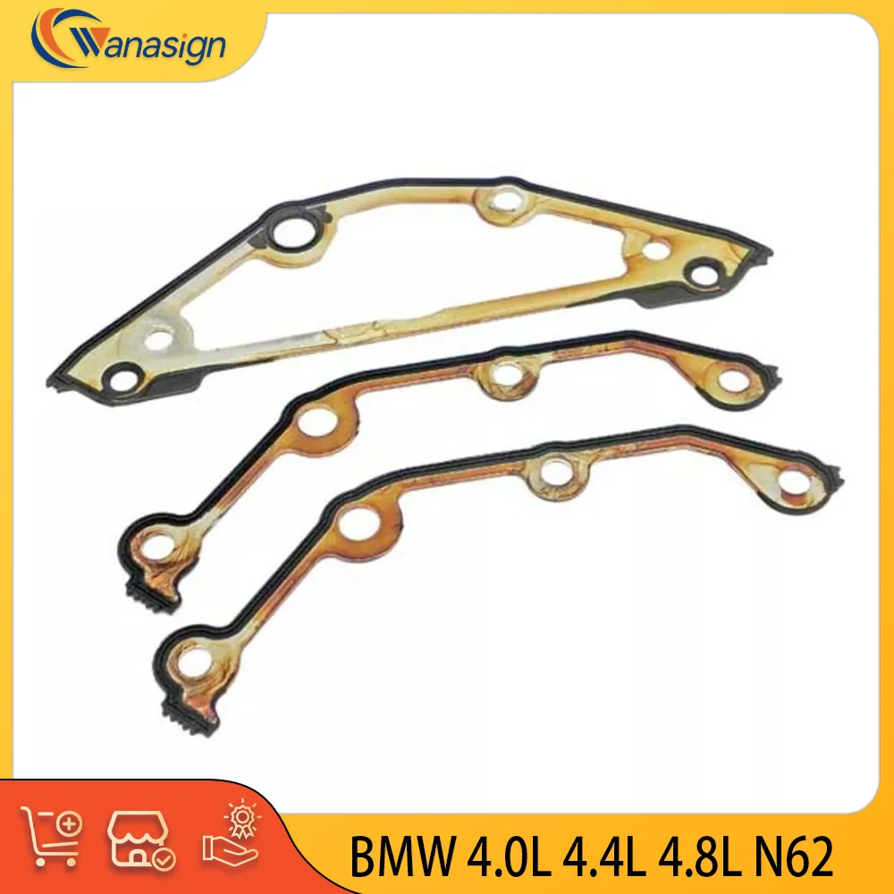 

AUTO ENGINE PARTS Cover Gasket Sets Fit For BMW 5 6 7 X5 4.0L 4.4L 4.8L V8 32V GAS DOHC 4.0T 4.4T 4.8T 2001-2010