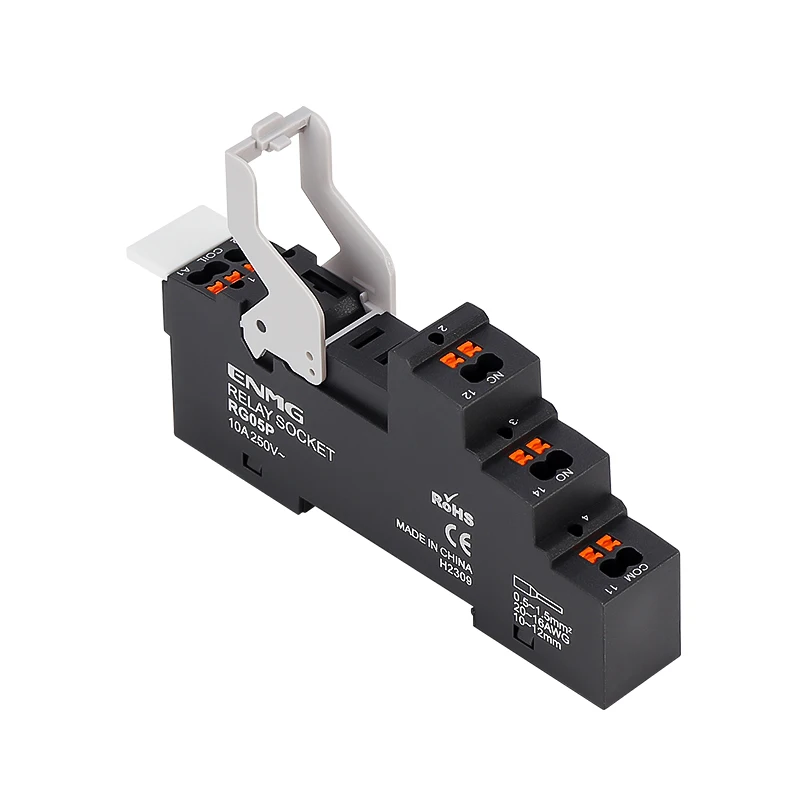 ENMG-Relaissockel RG05P 5-Pin RG08P 8-Pin RXZE08P 8-Pin RXZE14P 14-Pin-Buchse für industrielle Relaisverbindung Hochwertiges Relais