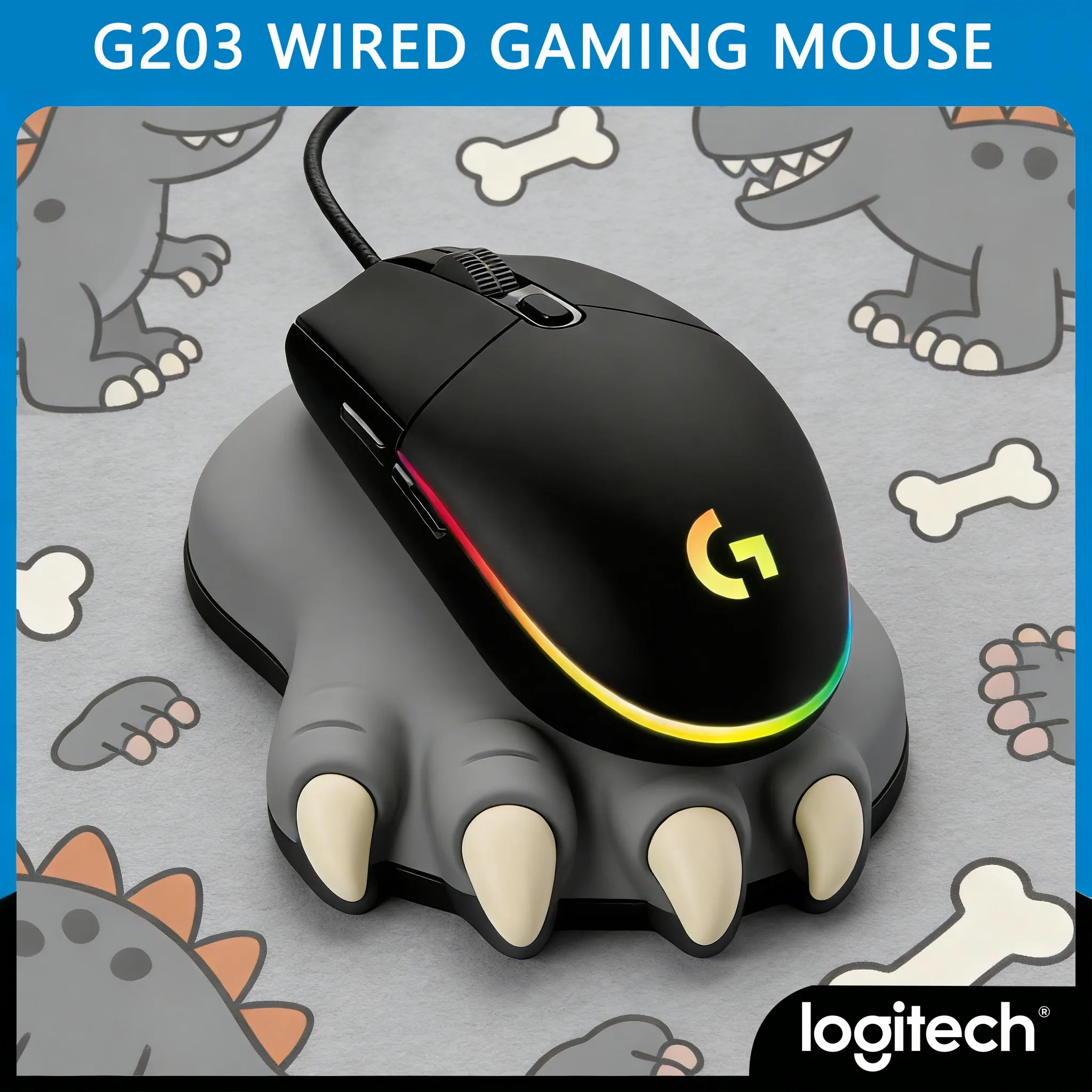 Logitech G203 : La meilleure souris de jeu économique sur le marché