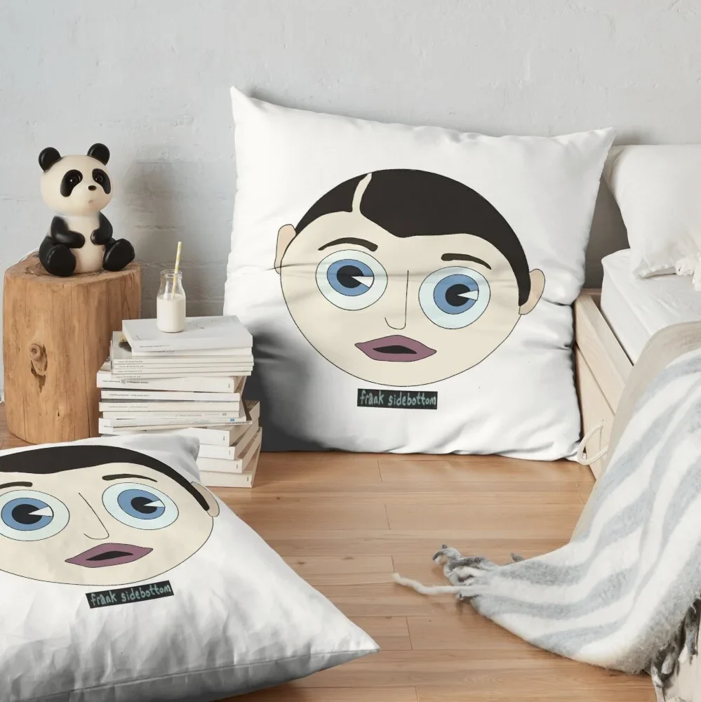 Frank Sidebottom Pattern Pillow Case Fashion Square Cushion Car Sofa Home Office Decor