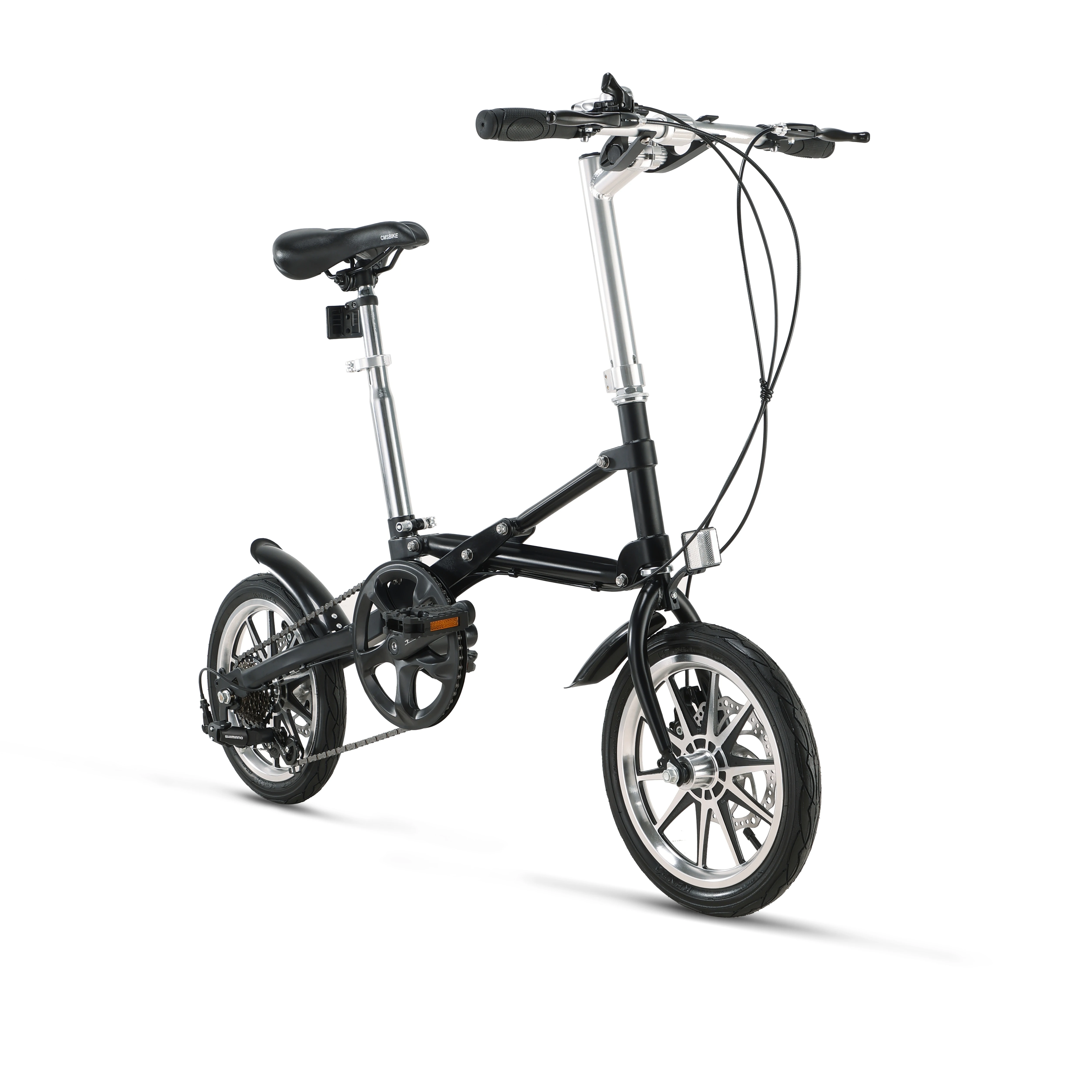 Folding Variable Speed Bicycle with 14-inch Alloy Pocket Bike OEM Logo Lightweight Folding Bicicleta