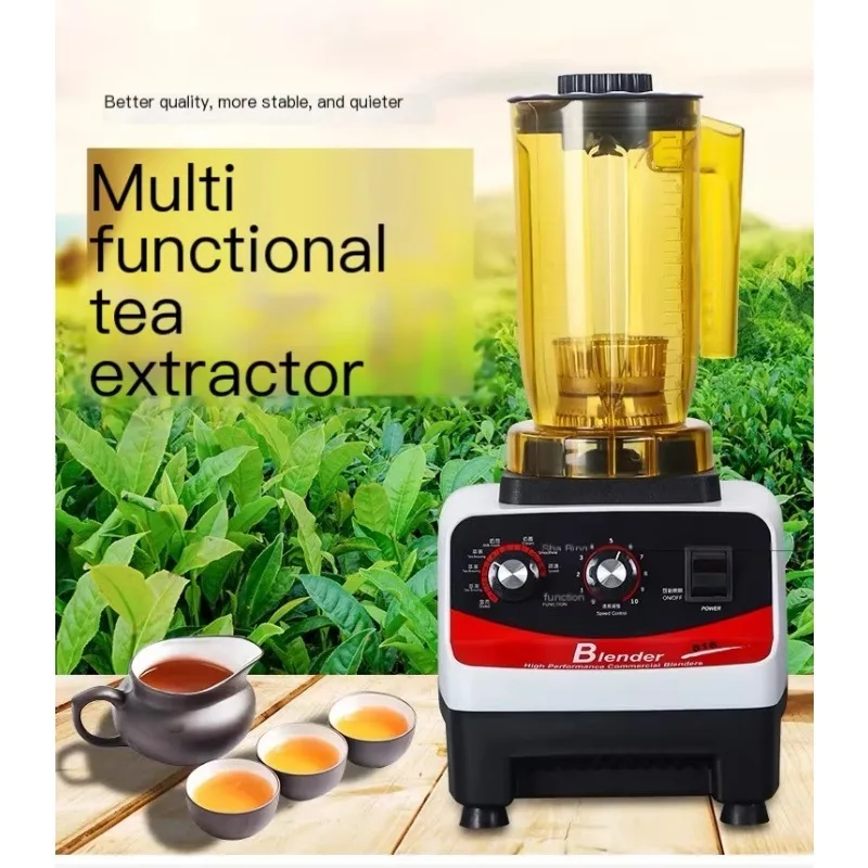 

Multifunctional China Milk Tea Shop Ice Crusher Juicer Household Hotel Use Tea Extractor Smoothie Maker Motor Plastic