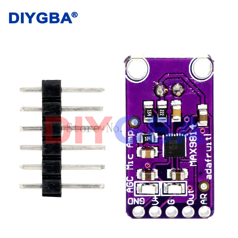 MAX9814 mikrofon AGC Amplifier papan modul Auto mendapatkan kontrol UNTUK Arduino Programmable serangan dan rasio rilis THD rendah