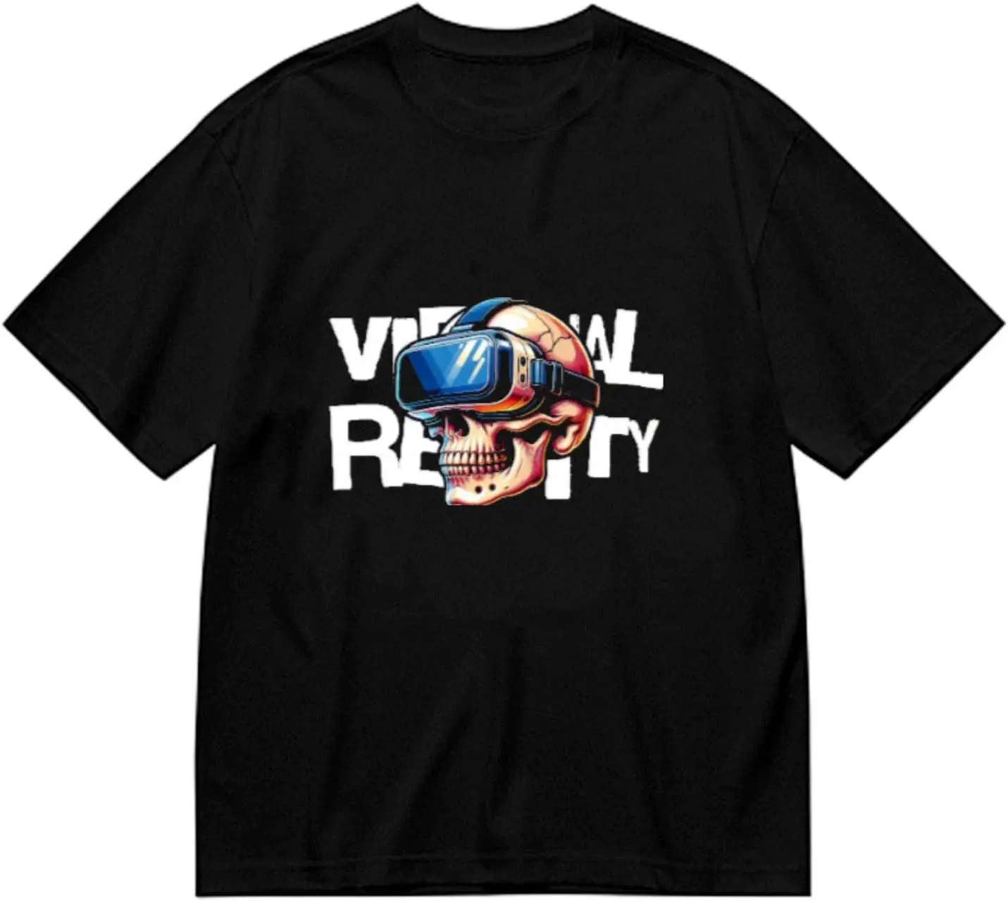 

Забавные футболки с дизайном черепов в стиле виртуальной реальности для мужчин