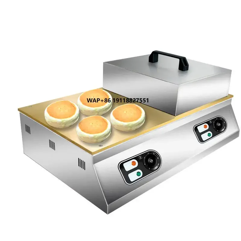

Commercial Double Electric Souffle Pancake Machine Souffle Snack Maker Machine Souffle Pancake Griddle Dorayaki for Sale