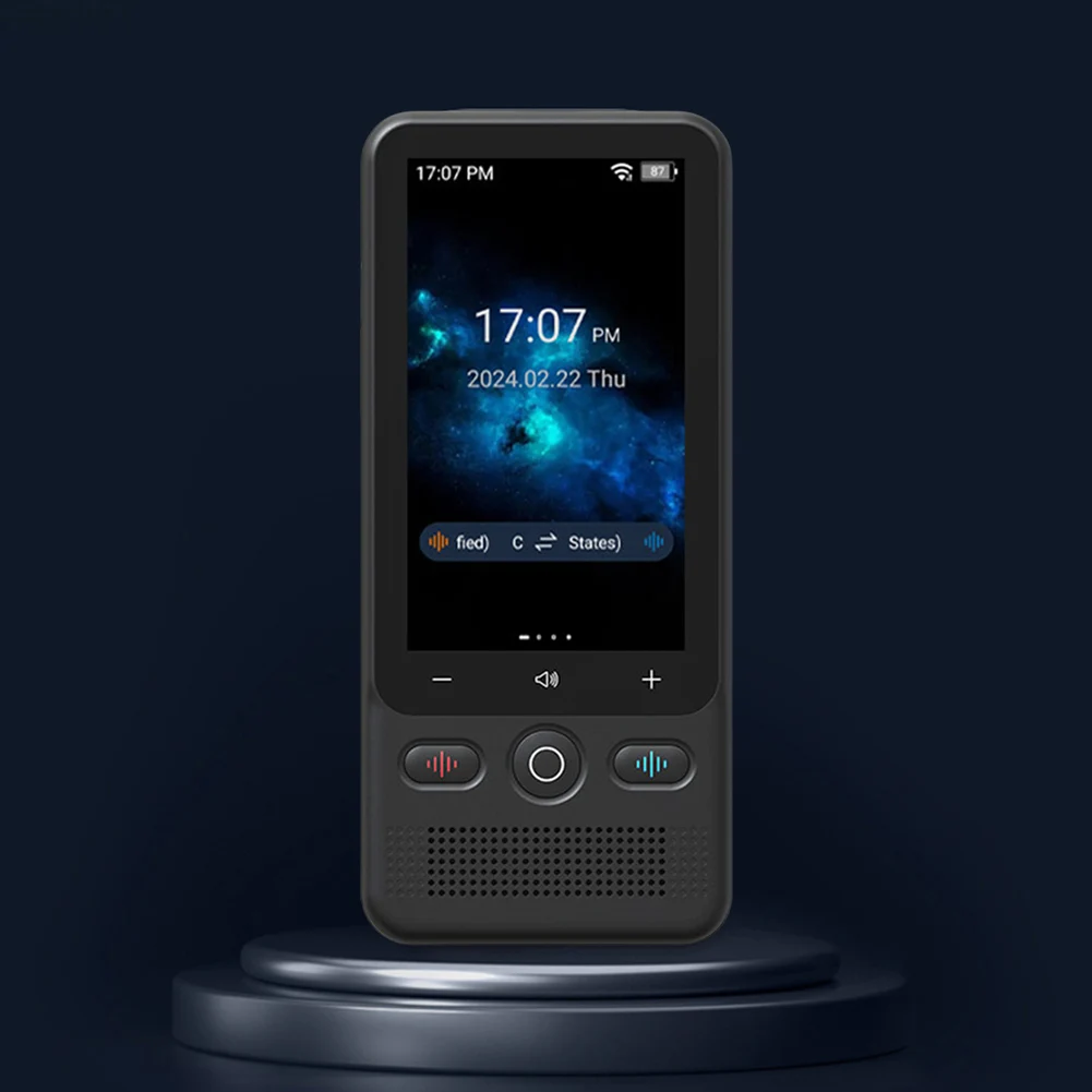 138 لغة غير متصل مترجم صوتي WIFI جهاز ترجمة في الوقت الحقيقي Chatgpt/Online/Offline/التسجيل/مترجم الصور