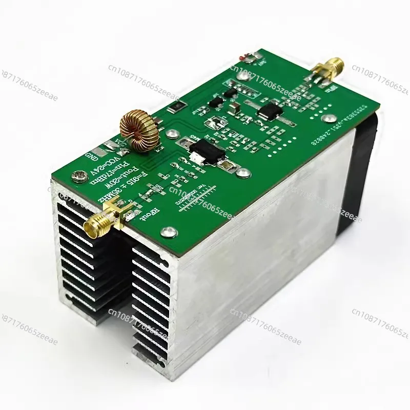 

RF Power Amplifier 915MHz 20W RF Power Amp with Heat Sink for Ham Radio