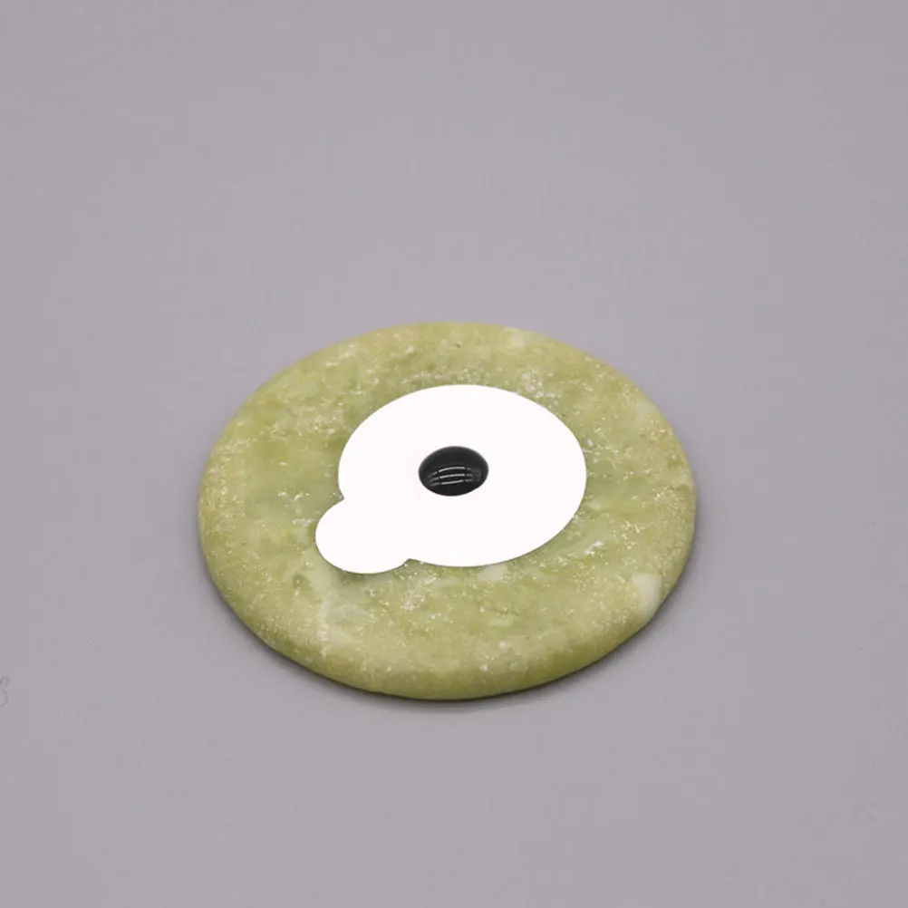 7 個のまつげエクステンションパッド翡翠接着剤パレット再利用可能な石まつげツール用接着剤がすぐに乾くのを防ぎますアクセサリー