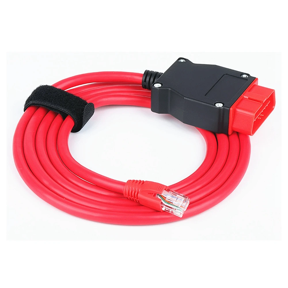 New ENET Crystal Head Interface Cable Suitable Brush Hidden OBD Car Diagnostic Connector Network Extension Adapter Plug for BMW