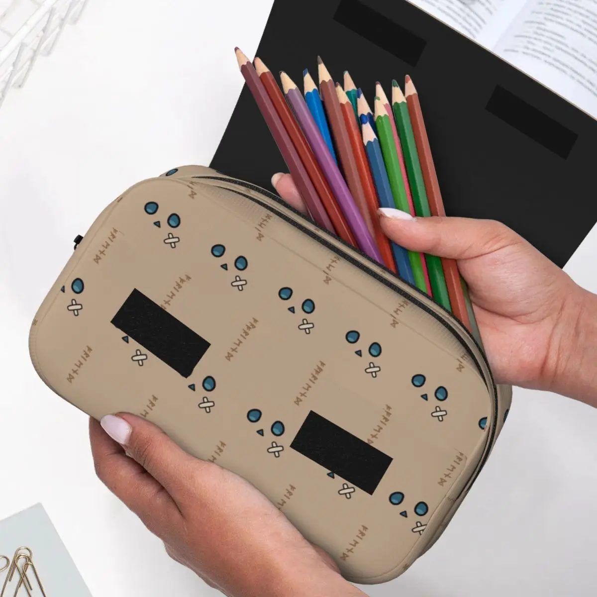 Hololive Production Virtual Youtuber Vtuber Nanashi Mumei Mascot Pencil Case Pencil Pouch Hard Shell Pen Box Pencil Bag view 5