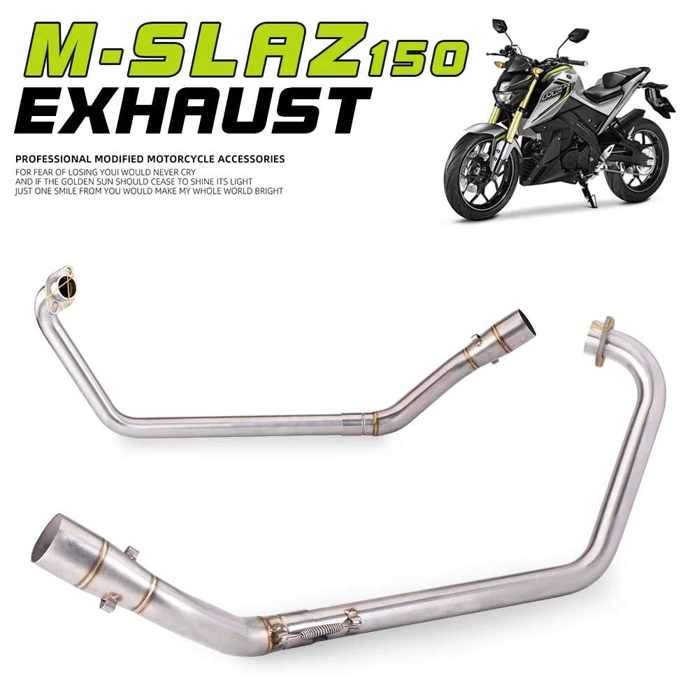 For YAMAHA MSLAZ 150 Exhaust escapefront link pipe full exhaust muffler styem Slip on 51MM motorcycle exhaust muffler