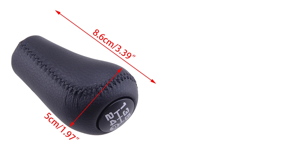 5-Gang-Schaltknauf vorne, passend für Toyota Land Cruiser Prado 80 90 95 120 125 150 Serie KDJ95 KZJ95 RZJ95 VZJ95 KZJ120 Neu – Detail 3