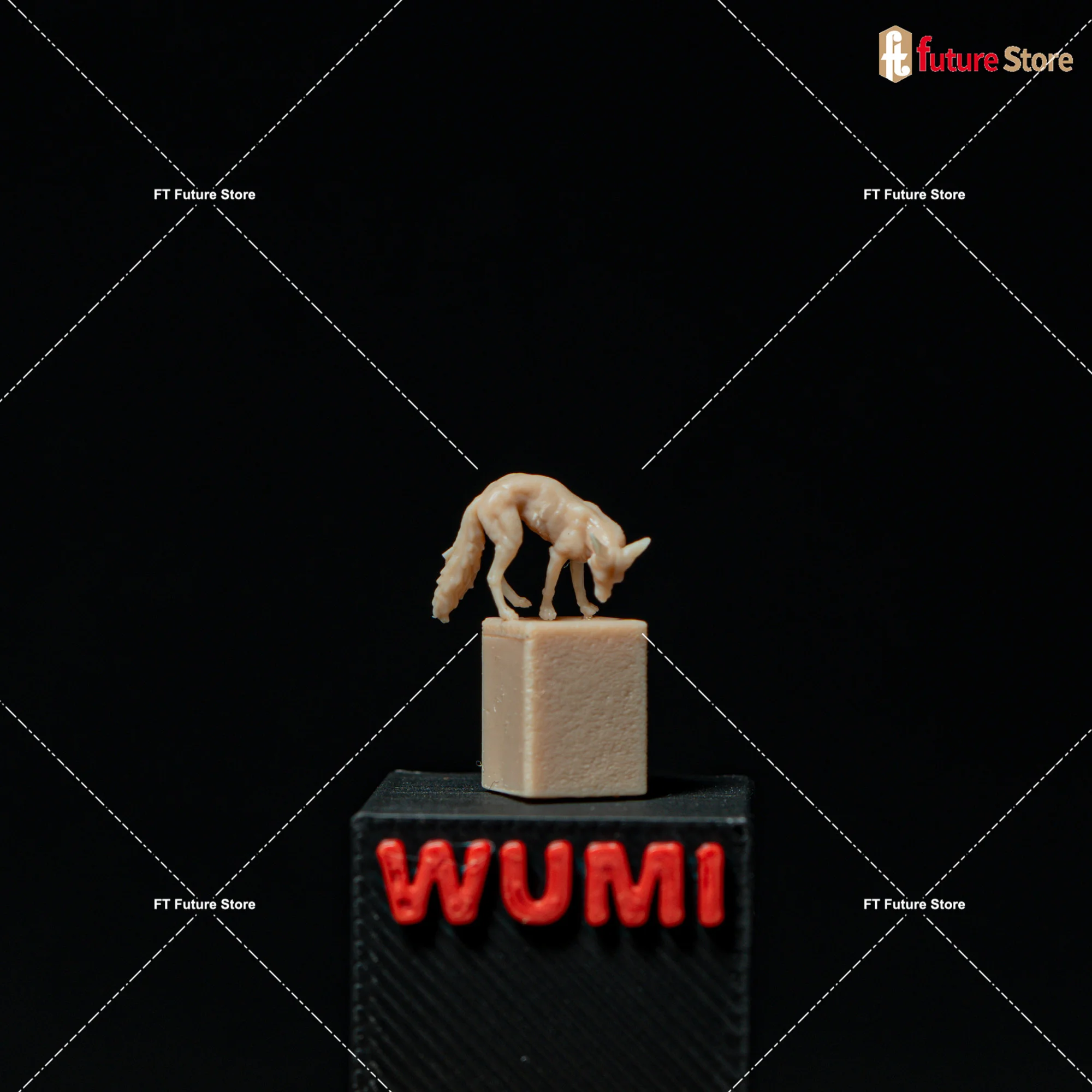 3D Print Miniatuur 1/64 1/35 Wild Life Fox Leopard Figuur Mini Dier Poppen Beeldje Scène Rekwisieten Ambachten Decor Kunstwerk Ornament