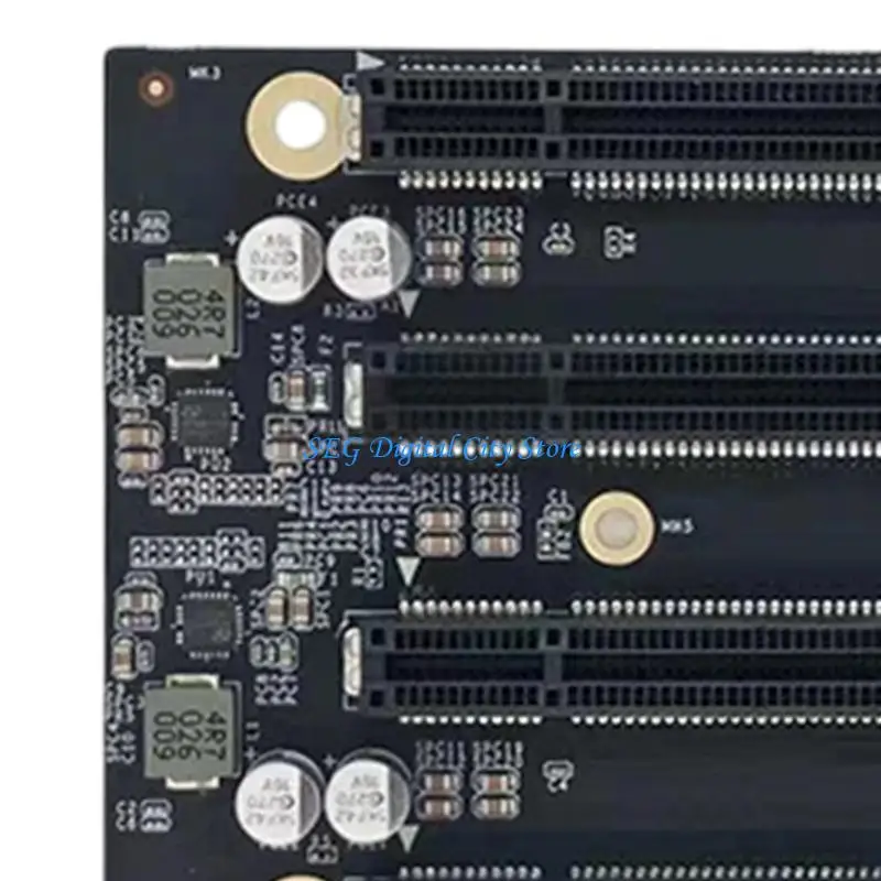 U75B Efficient PCIe4 0 X4X4X4X4 Expansion Board For Desktop Mainboard Slot Extension Needs