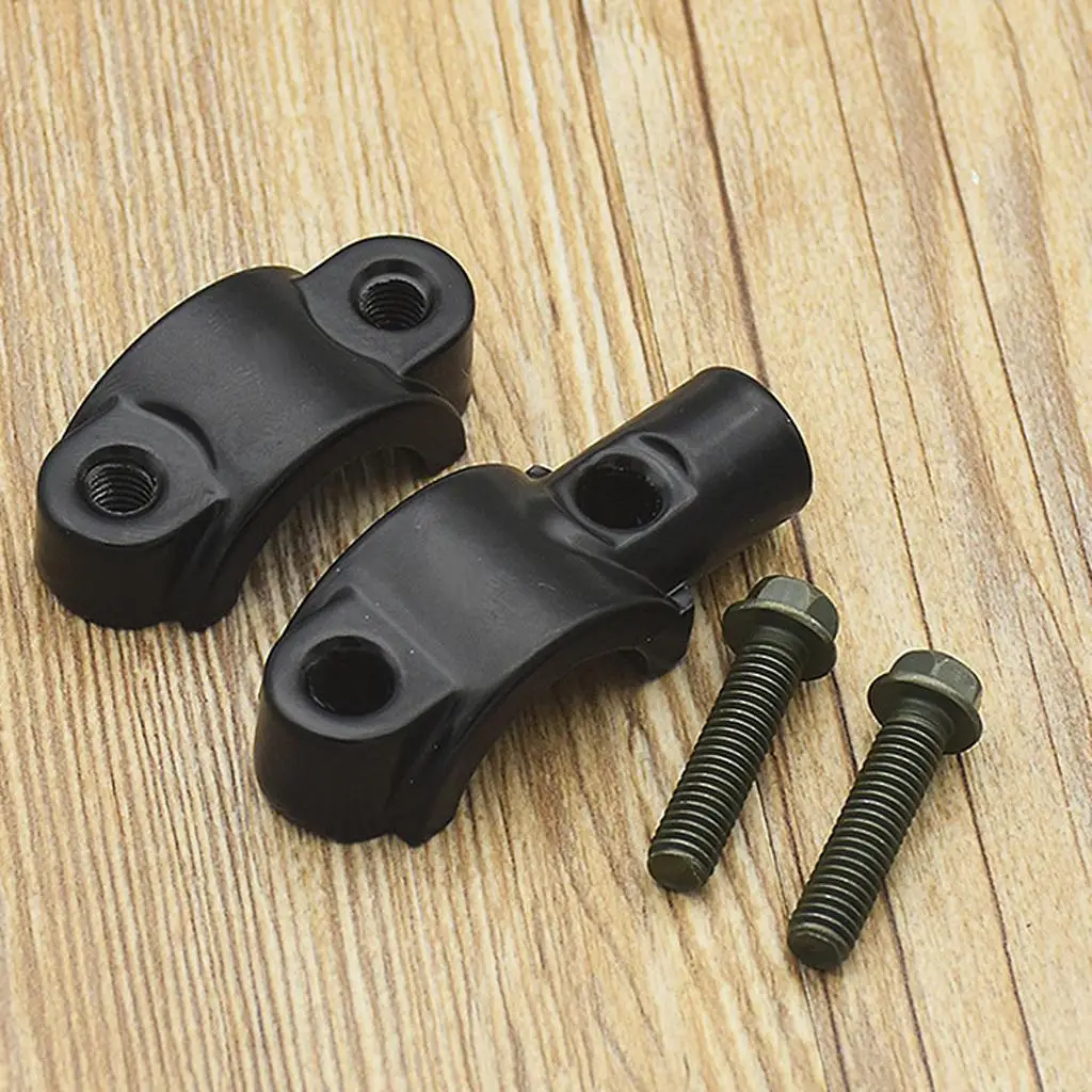 10mm Mirrors Mount Aluminum Bracket for Motorcycle 7/8 \"22mm Handlebar image 5