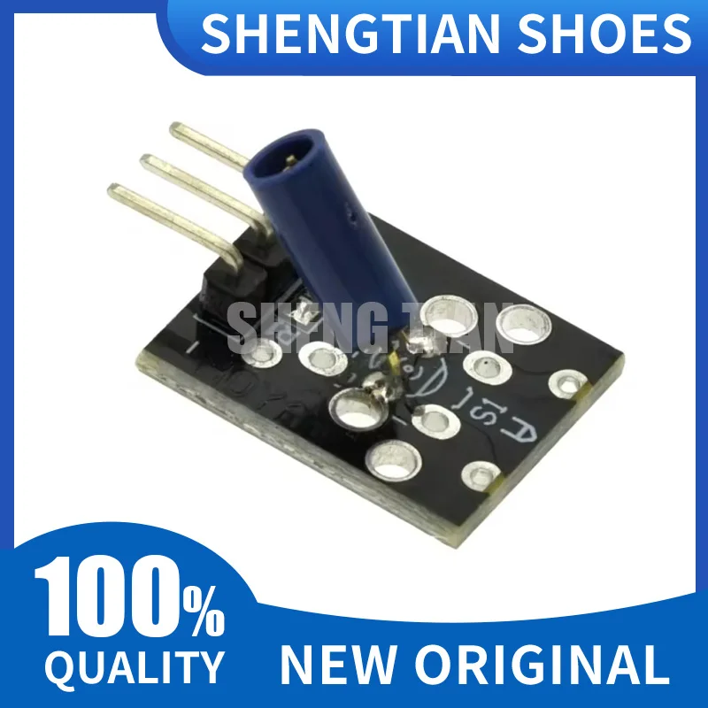 1-10pcs KY-002 Vibration Switch Module, Shock Sensor Detector for Arduino DIY Burglar Alarm Security System Electronic Project