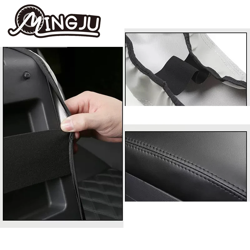 For Mitsubishi Outlander 2022 2023 2024 Accessories Leather Car Armrest Mat Center Console Arm Rest Protection Cushion