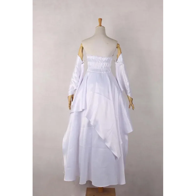 FF15 لونا تأثيري فاينل فانتسي XV Lunafreya Nox فلوريت فستان الزفاف تأثيري حلي مصنوعة حسب الطلب