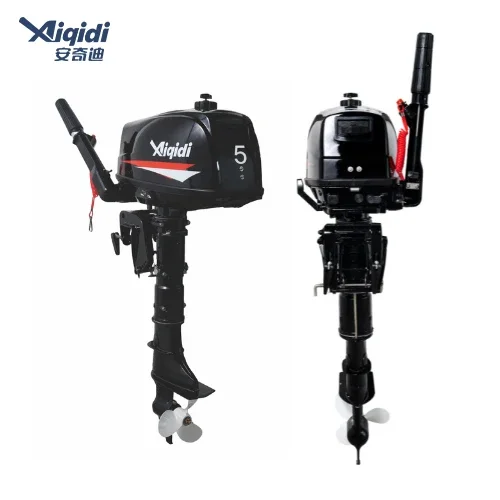 

Popular Outboard Motor T5 5HP AIQIDI Gasoline-Powered Hand Tillering 2-Stroke Outboard Engine For Sale