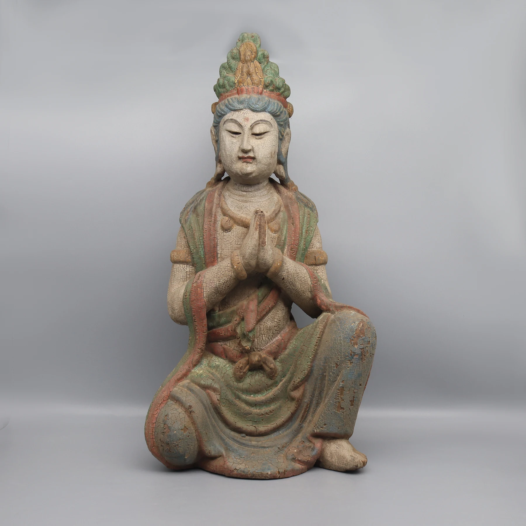 Big Size Wooden Statue, Buddha Statue, Sitting Buddha, Replica, Home Decoration